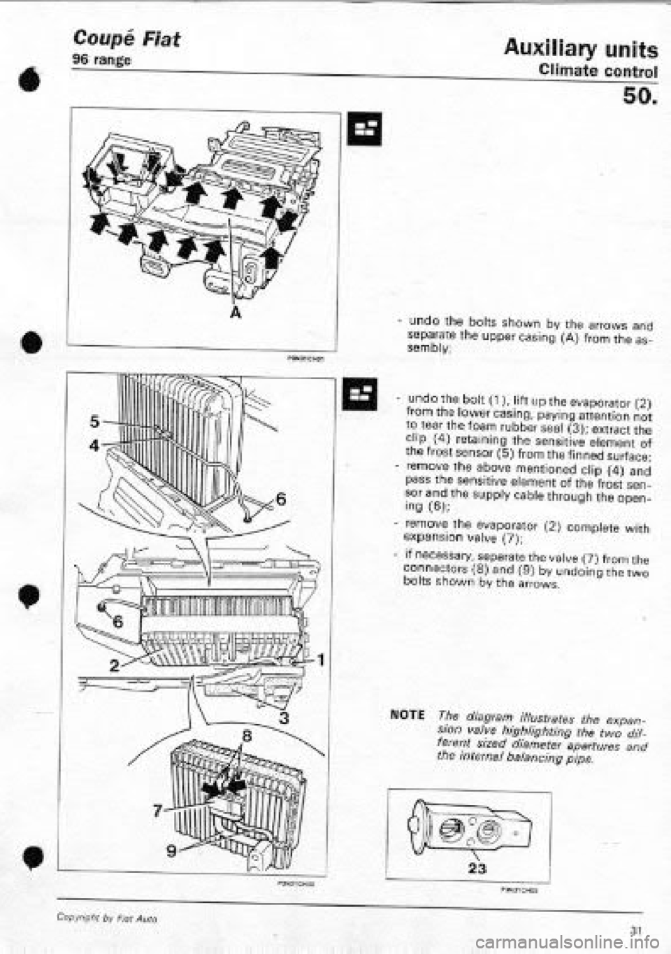 FIAT COUPE 1995 Workshop Manual FIAT COUPE 1995 Workshop Manual