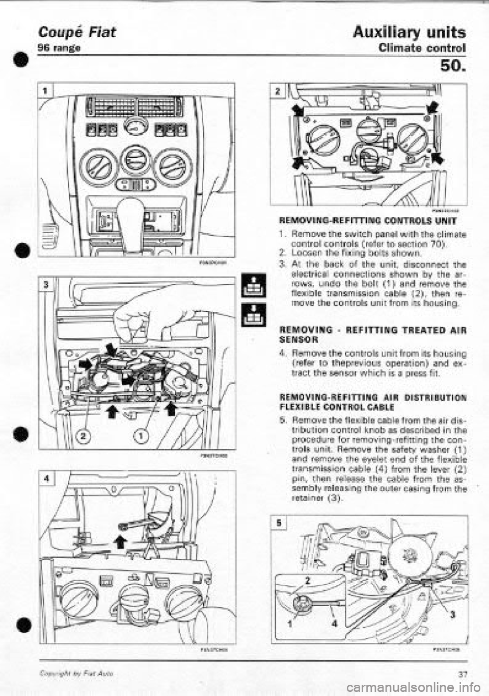 FIAT COUPE 1995 Workshop Manual FIAT COUPE 1995 Workshop Manual