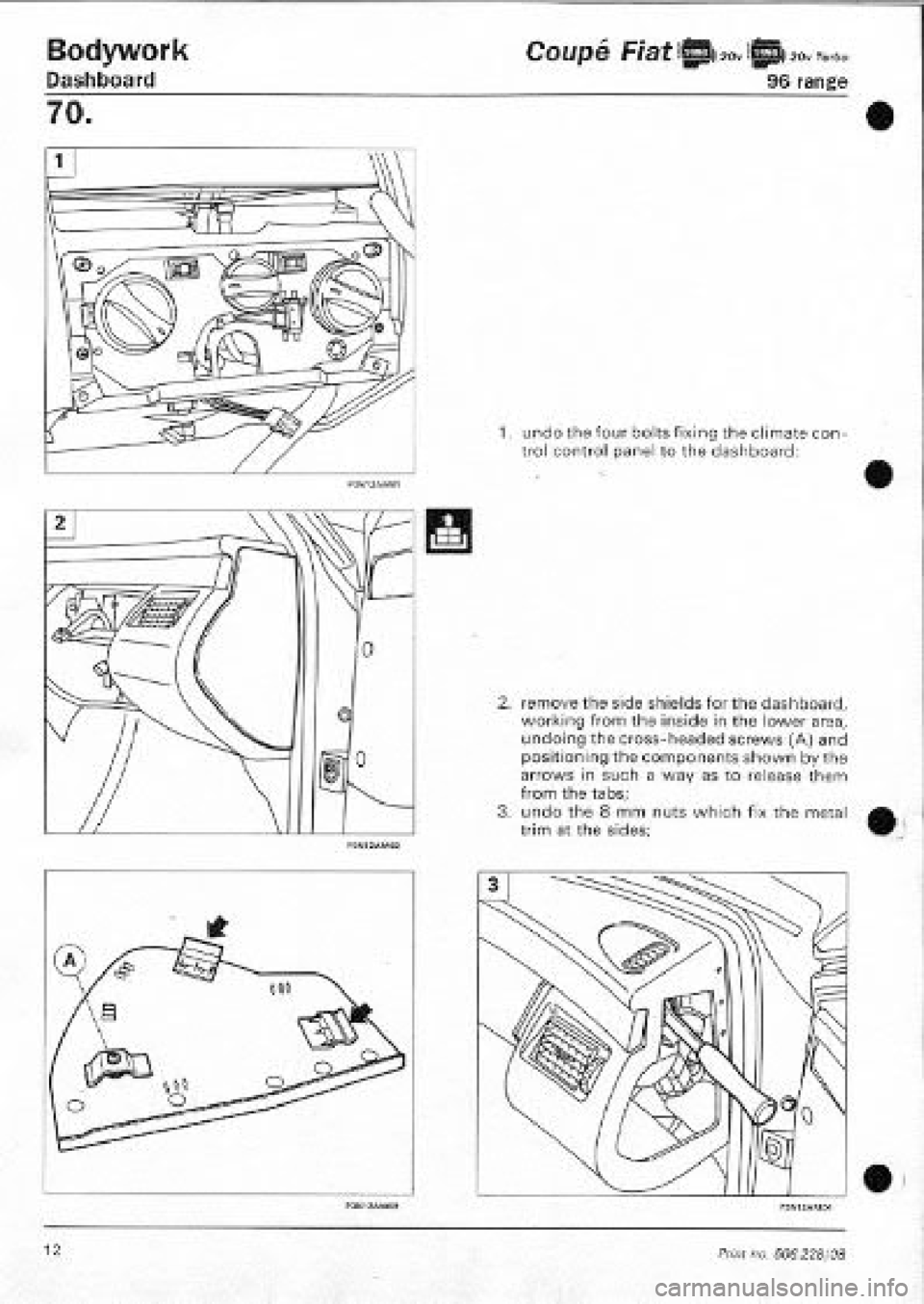 FIAT COUPE 1995 Workshop Manual FIAT COUPE 1995 Workshop Manual