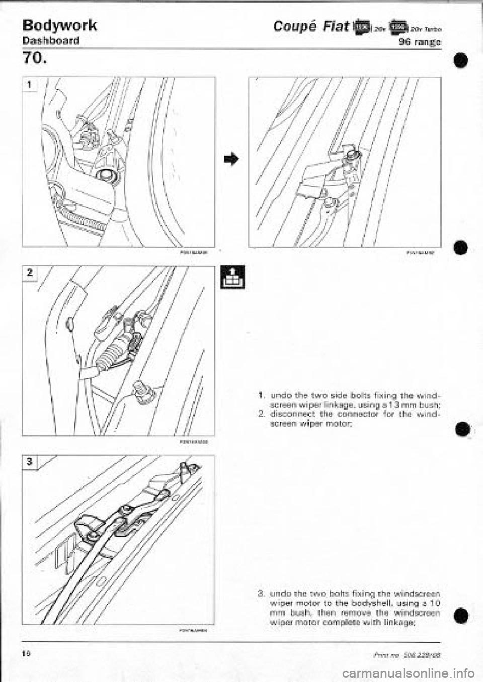 FIAT COUPE 1995 Workshop Manual FIAT COUPE 1995 Workshop Manual