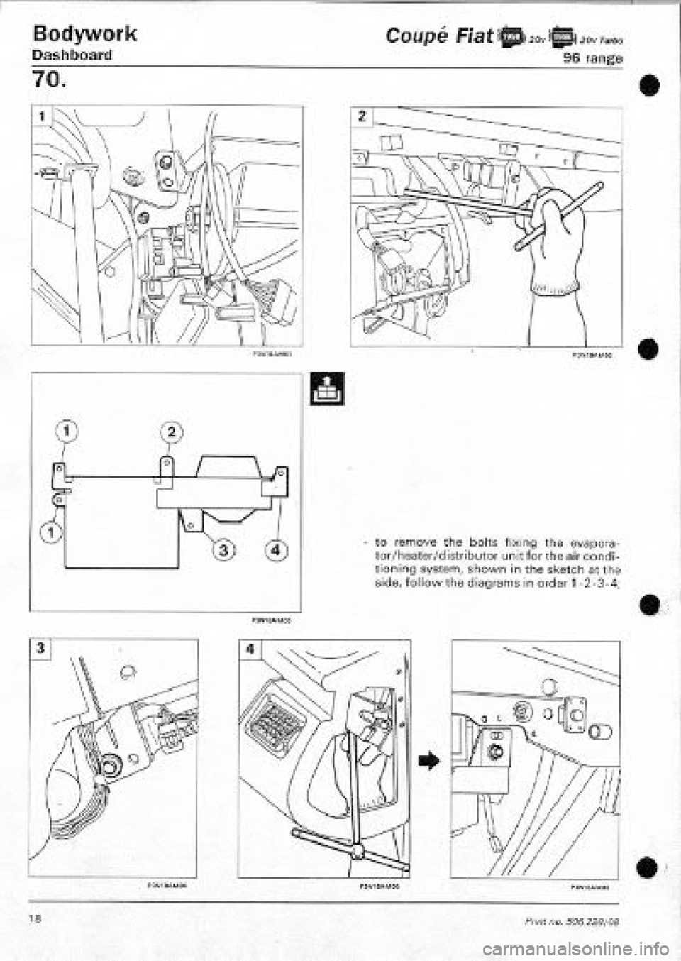FIAT COUPE 1995 Workshop Manual FIAT COUPE 1995 Workshop Manual