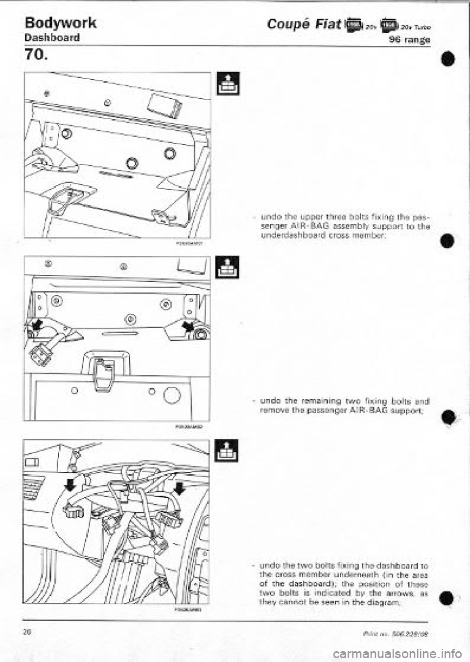 FIAT COUPE 1995 Workshop Manual FIAT COUPE 1995 Workshop Manual