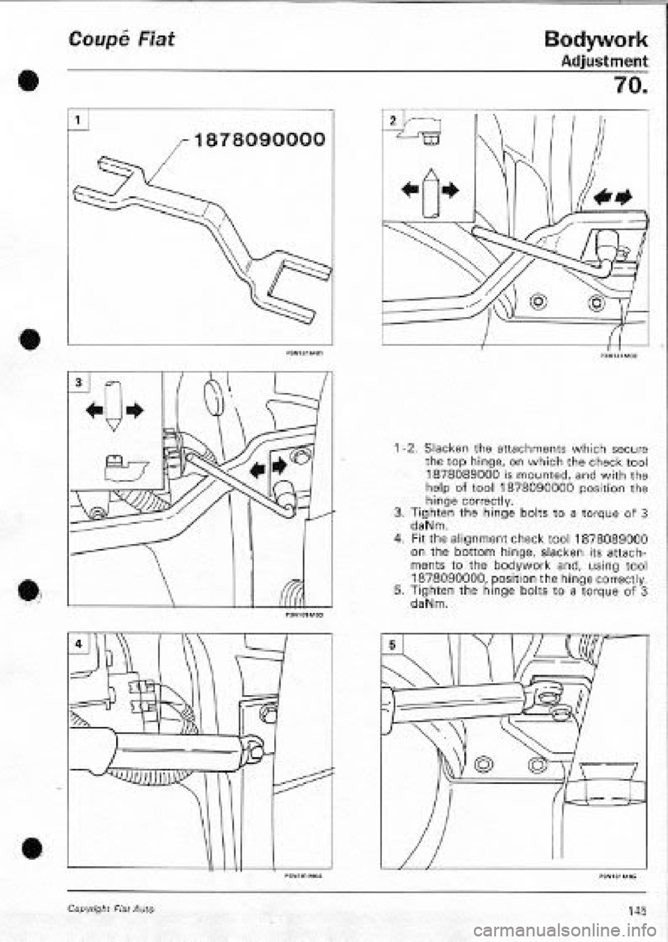 FIAT COUPE 1995 Workshop Manual FIAT COUPE 1995 Workshop Manual