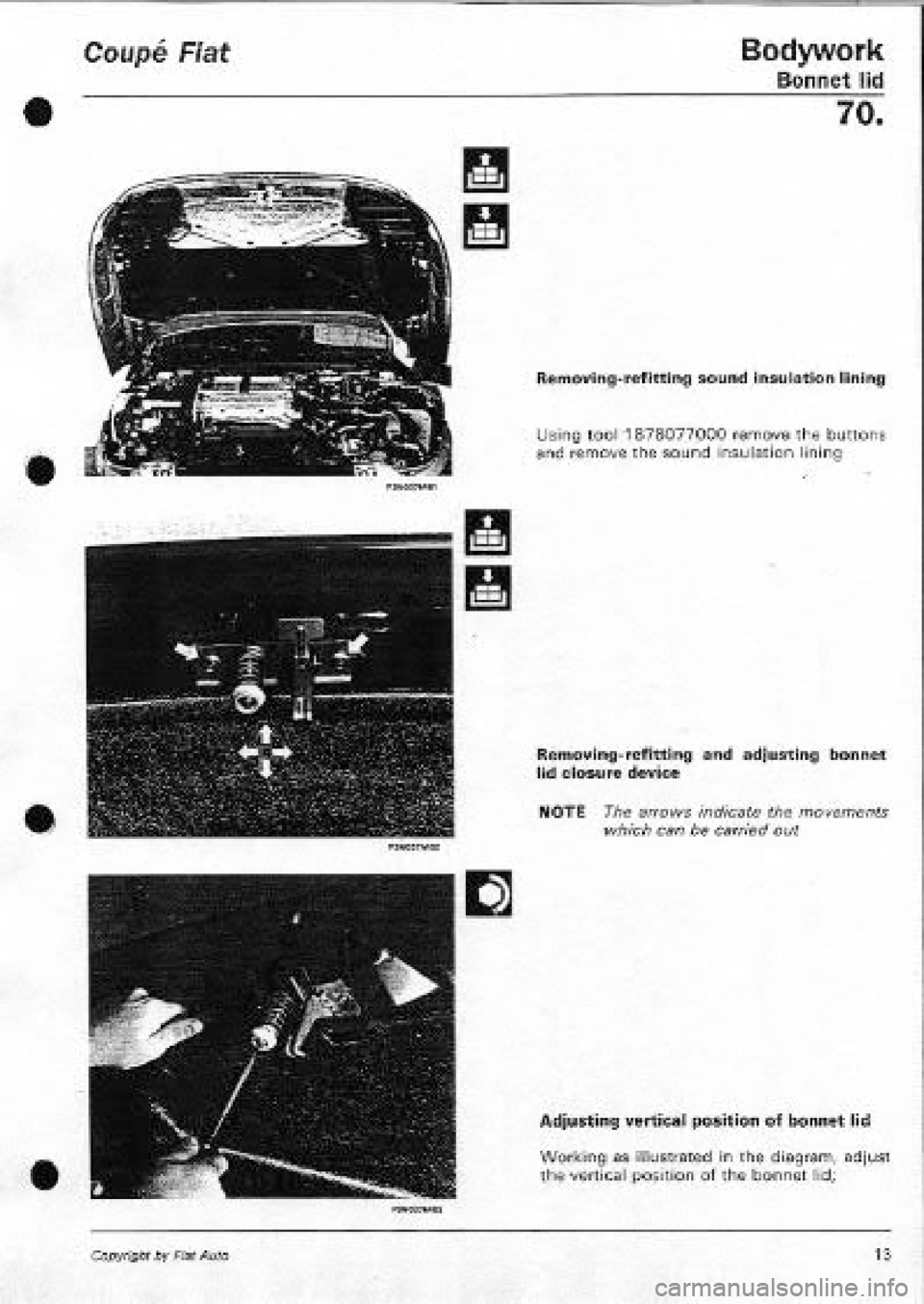 FIAT COUPE 1995 Workshop Manual FIAT COUPE 1995 Workshop Manual