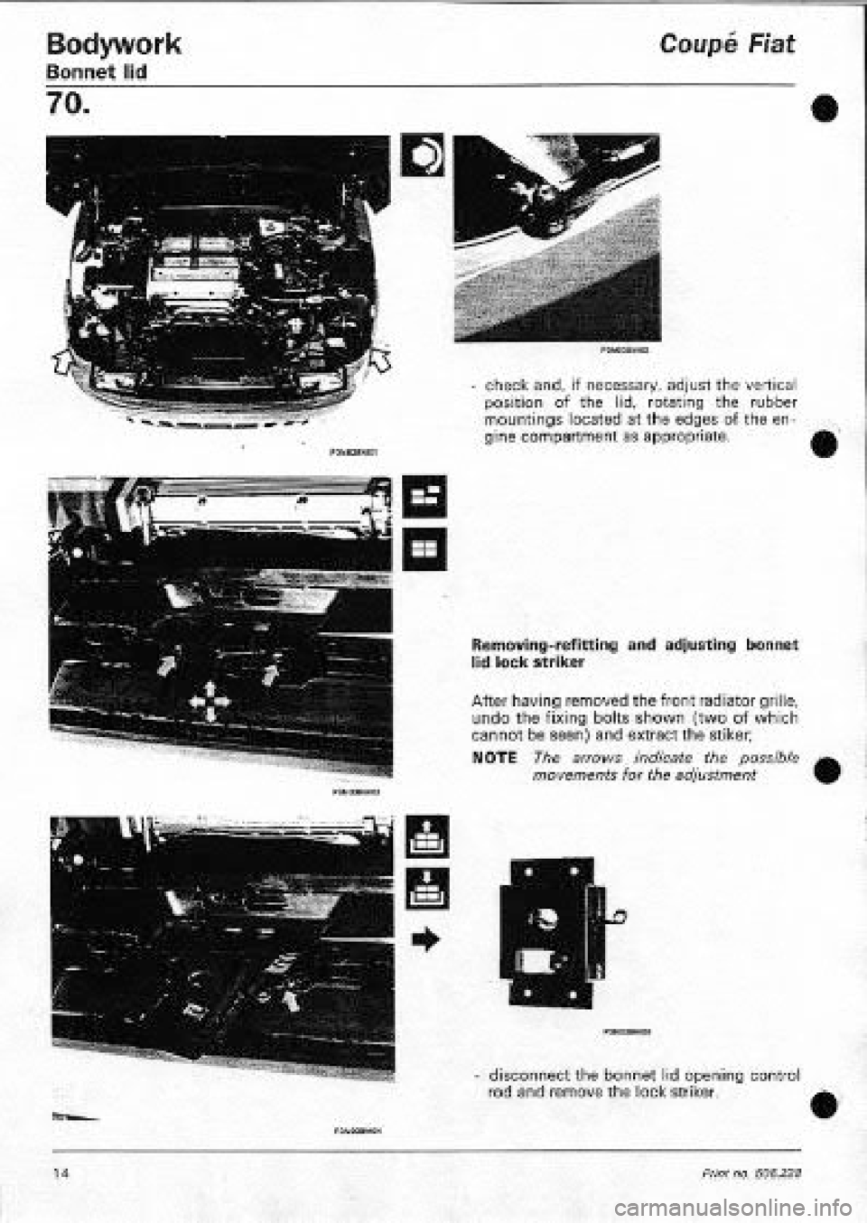 FIAT COUPE 1995 Workshop Manual FIAT COUPE 1995 Workshop Manual