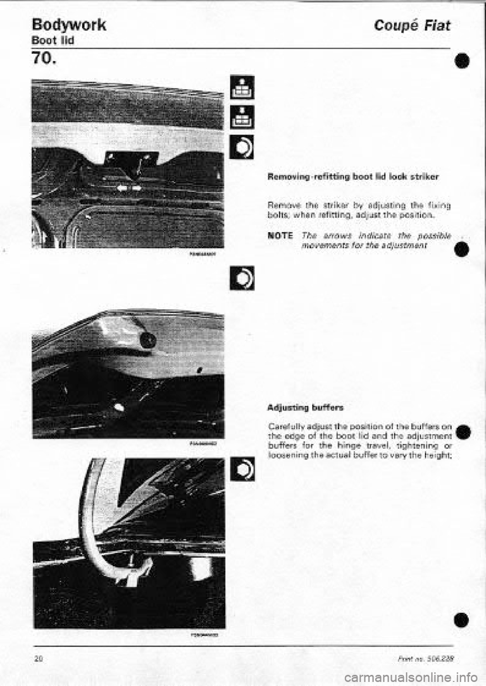 FIAT COUPE 1995 Workshop Manual FIAT COUPE 1995 Workshop Manual