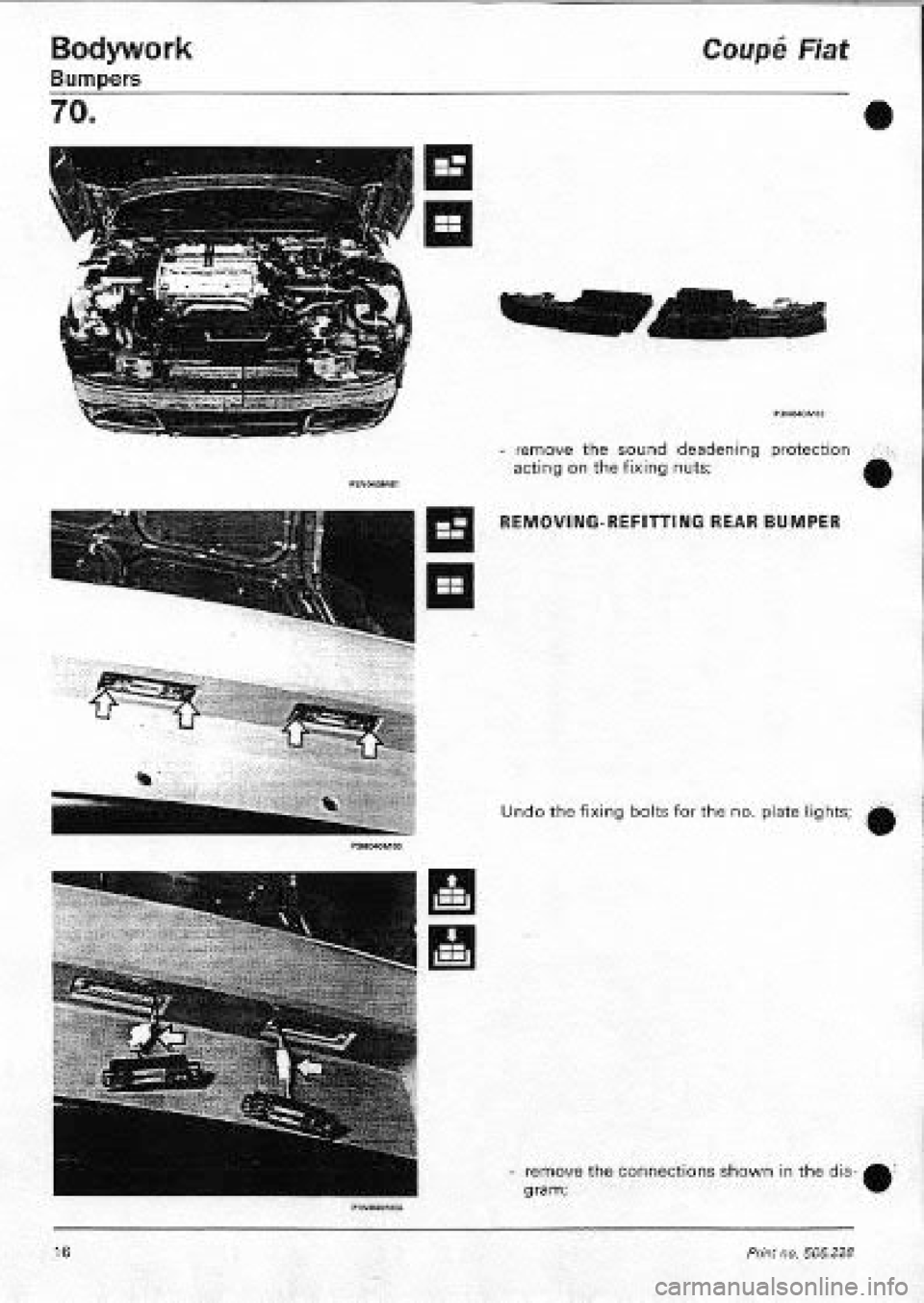 FIAT COUPE 1995 Workshop Manual FIAT COUPE 1995 Workshop Manual