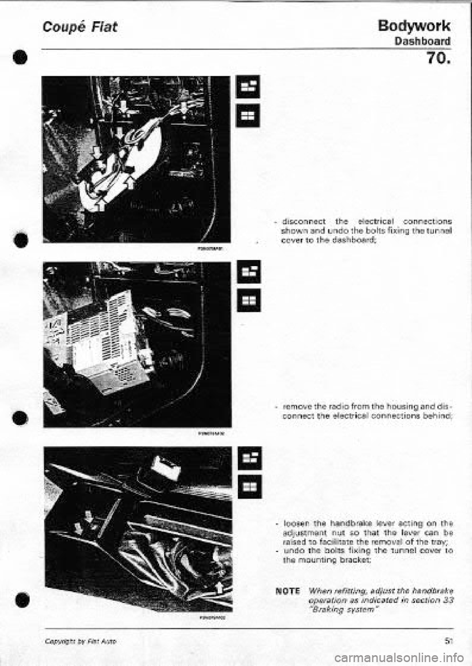 FIAT COUPE 1995 Workshop Manual FIAT COUPE 1995 Workshop Manual