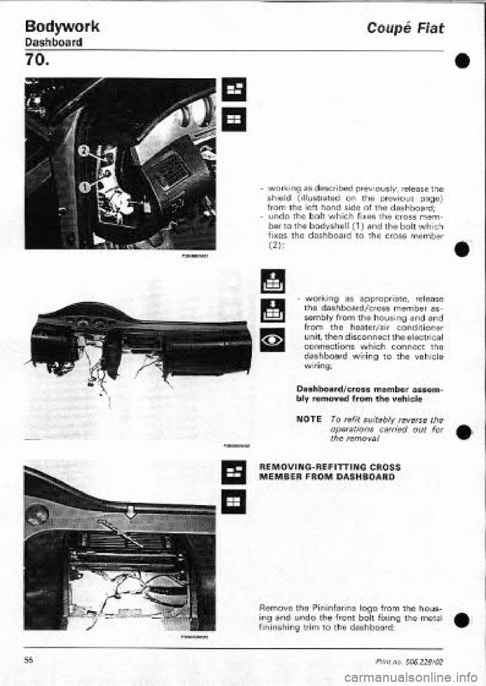 FIAT COUPE 1995 Workshop Manual FIAT COUPE 1995 Workshop Manual