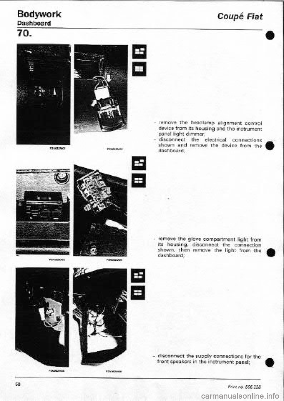 FIAT COUPE 1995 Workshop Manual FIAT COUPE 1995 Workshop Manual