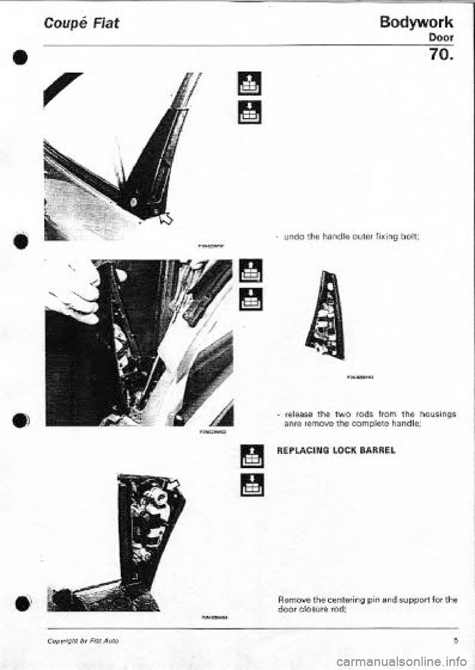 FIAT COUPE 1995 Workshop Manual FIAT COUPE 1995 Workshop Manual