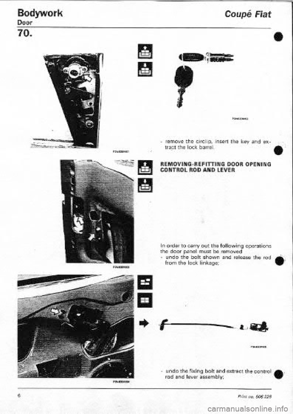 FIAT COUPE 1995 Workshop Manual FIAT COUPE 1995 Workshop Manual