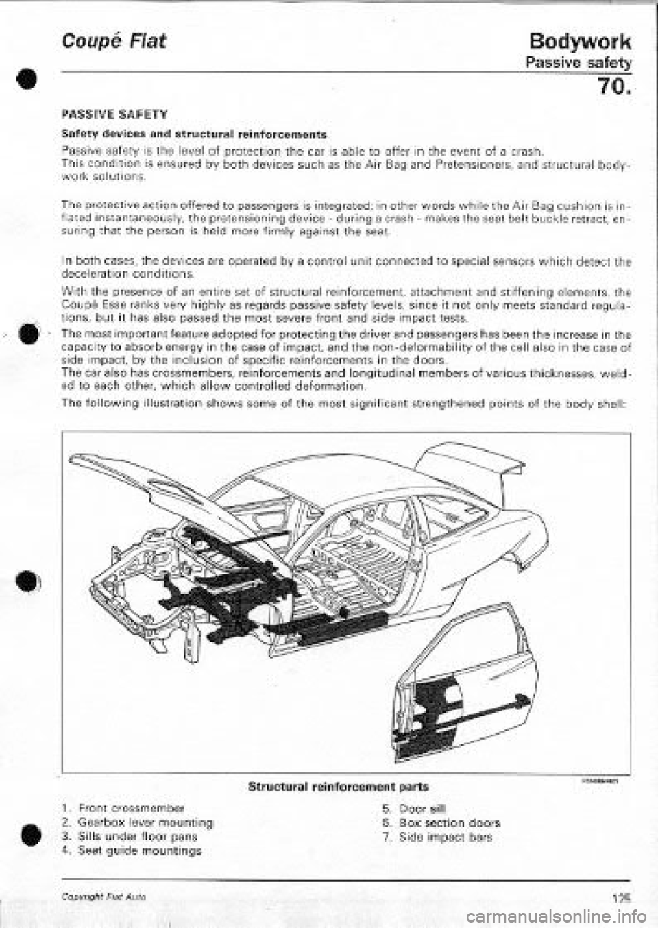 FIAT COUPE 1995 Workshop Manual FIAT COUPE 1995 Workshop Manual