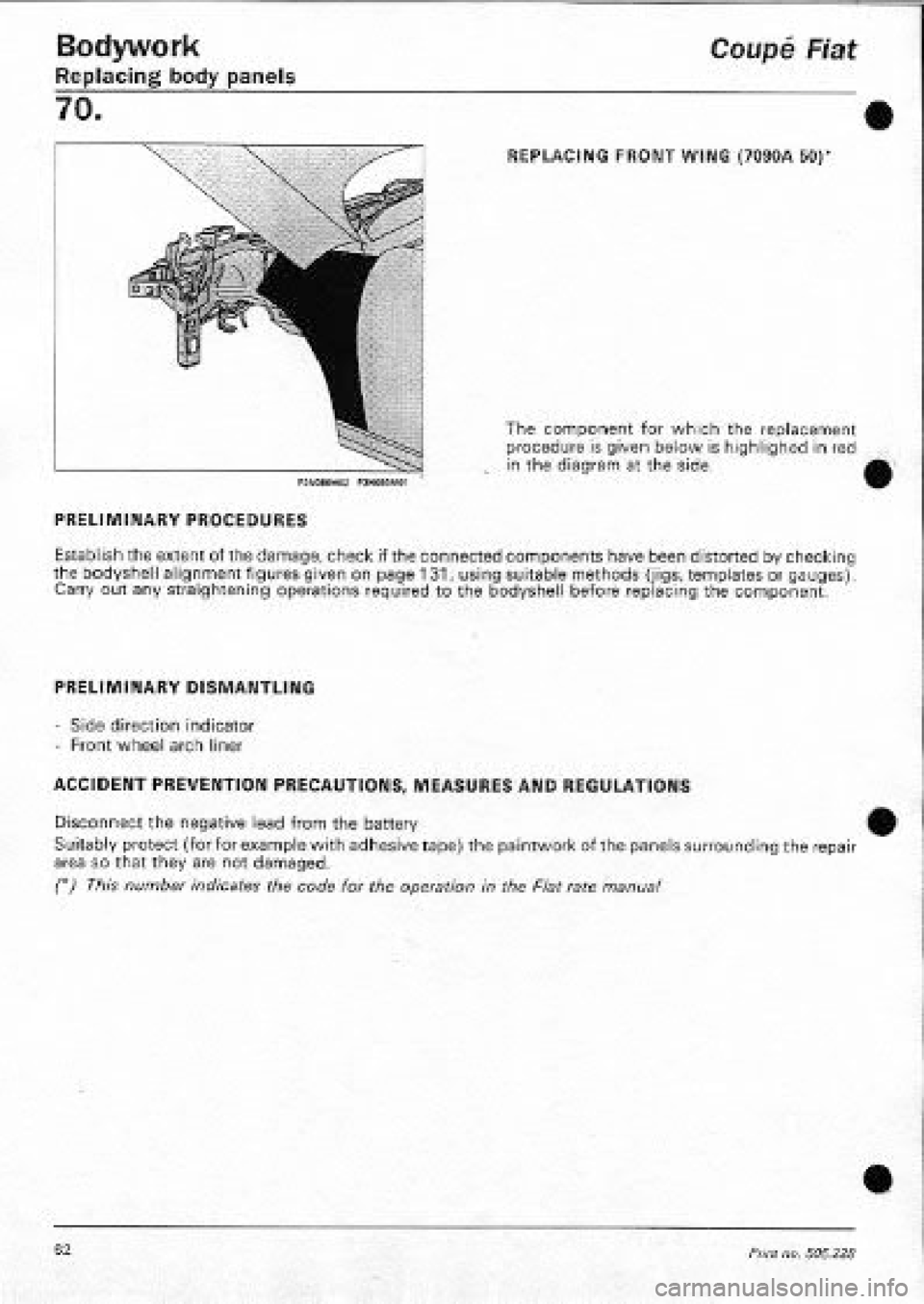 FIAT COUPE 1995 Workshop Manual FIAT COUPE 1995 Workshop Manual
