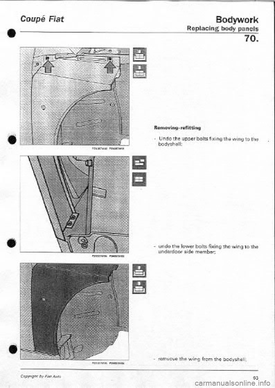FIAT COUPE 1995 Workshop Manual FIAT COUPE 1995 Workshop Manual