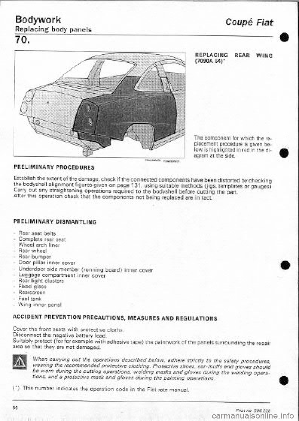 FIAT COUPE 1995 Workshop Manual FIAT COUPE 1995 Workshop Manual