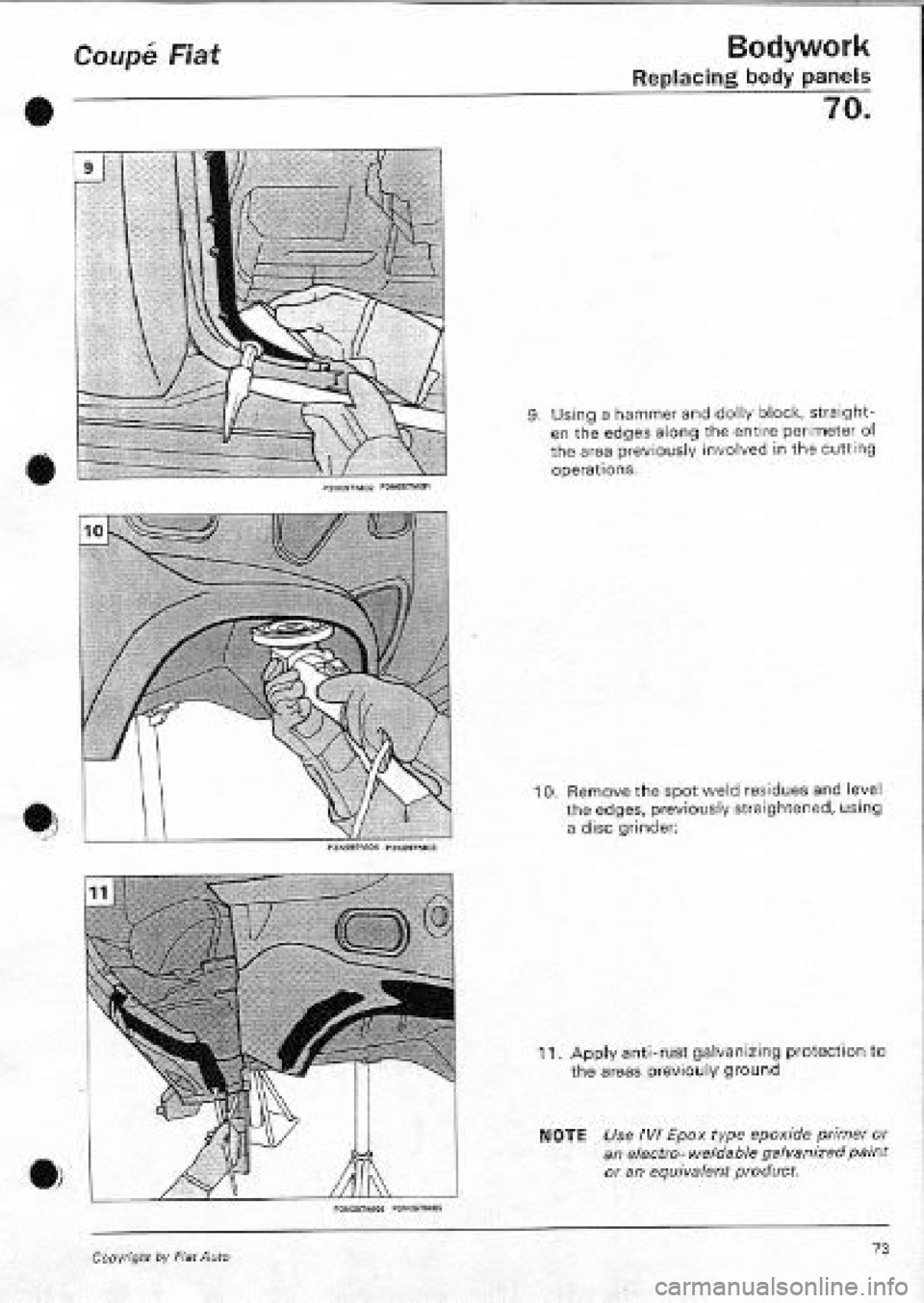 FIAT COUPE 1995 Workshop Manual FIAT COUPE 1995 Workshop Manual