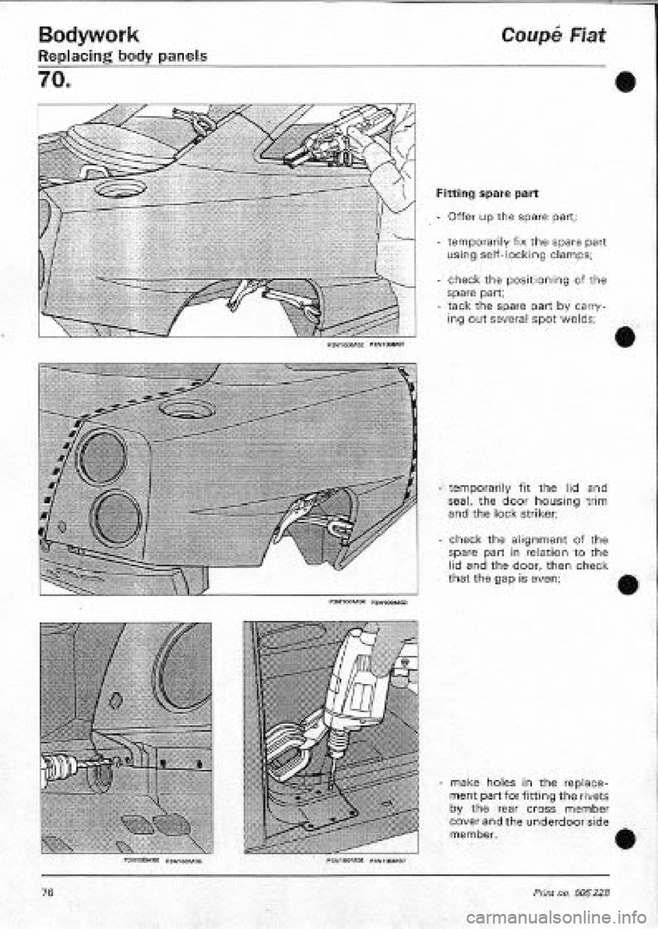 FIAT COUPE 1995 Workshop Manual FIAT COUPE 1995 Workshop Manual