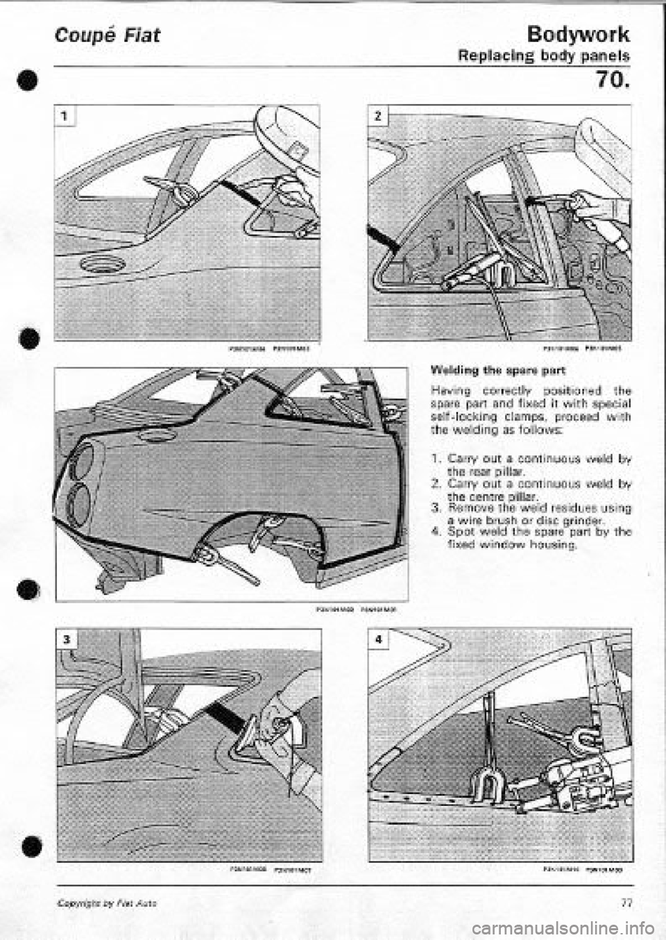 FIAT COUPE 1995 Workshop Manual FIAT COUPE 1995 Workshop Manual