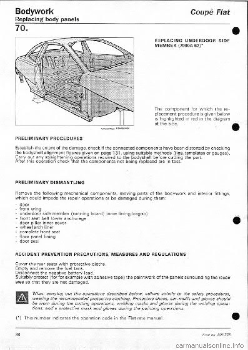 FIAT COUPE 1995 Workshop Manual FIAT COUPE 1995 Workshop Manual