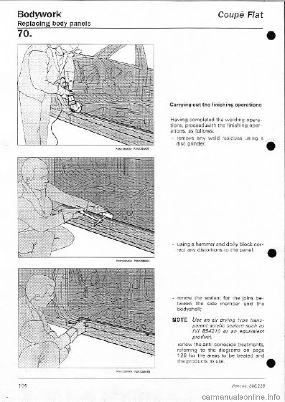 FIAT COUPE 1995 Workshop Manual FIAT COUPE 1995 Workshop Manual