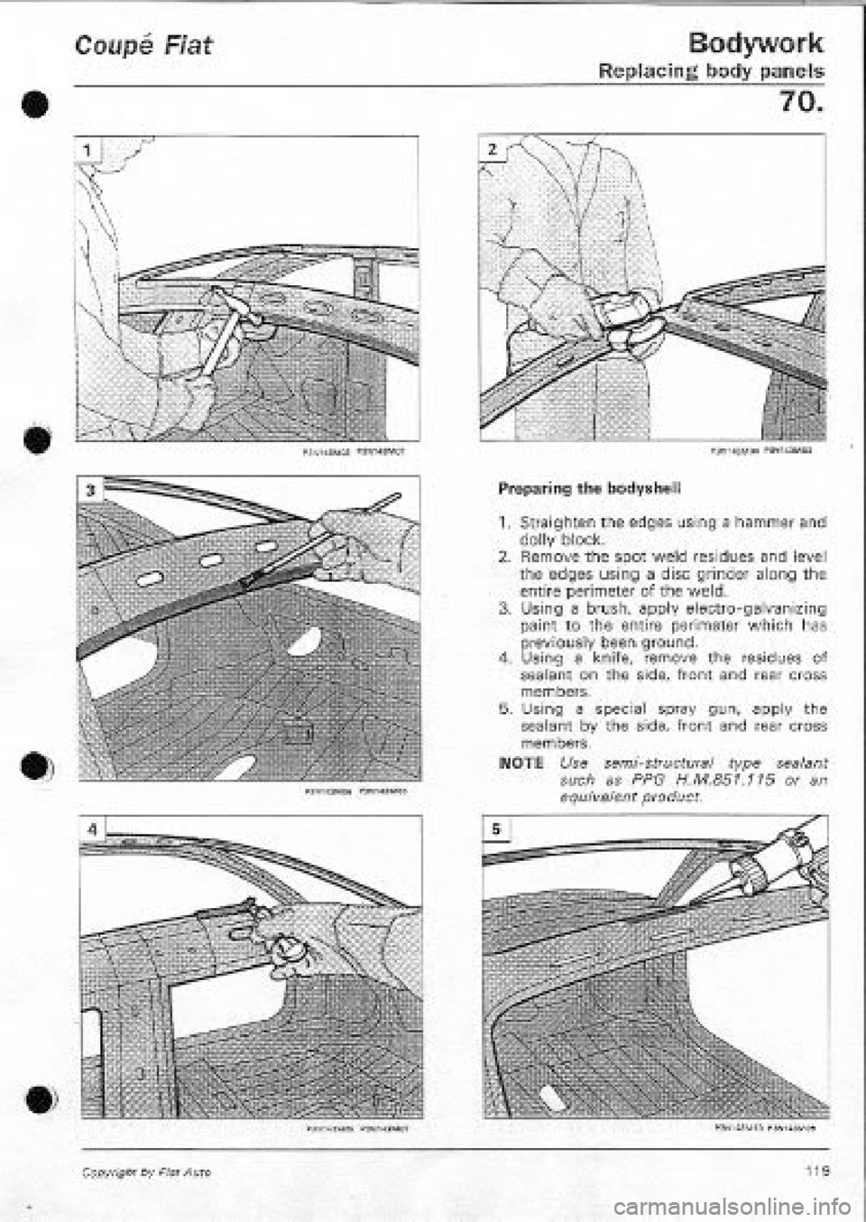 FIAT COUPE 1995 Workshop Manual FIAT COUPE 1995 Workshop Manual