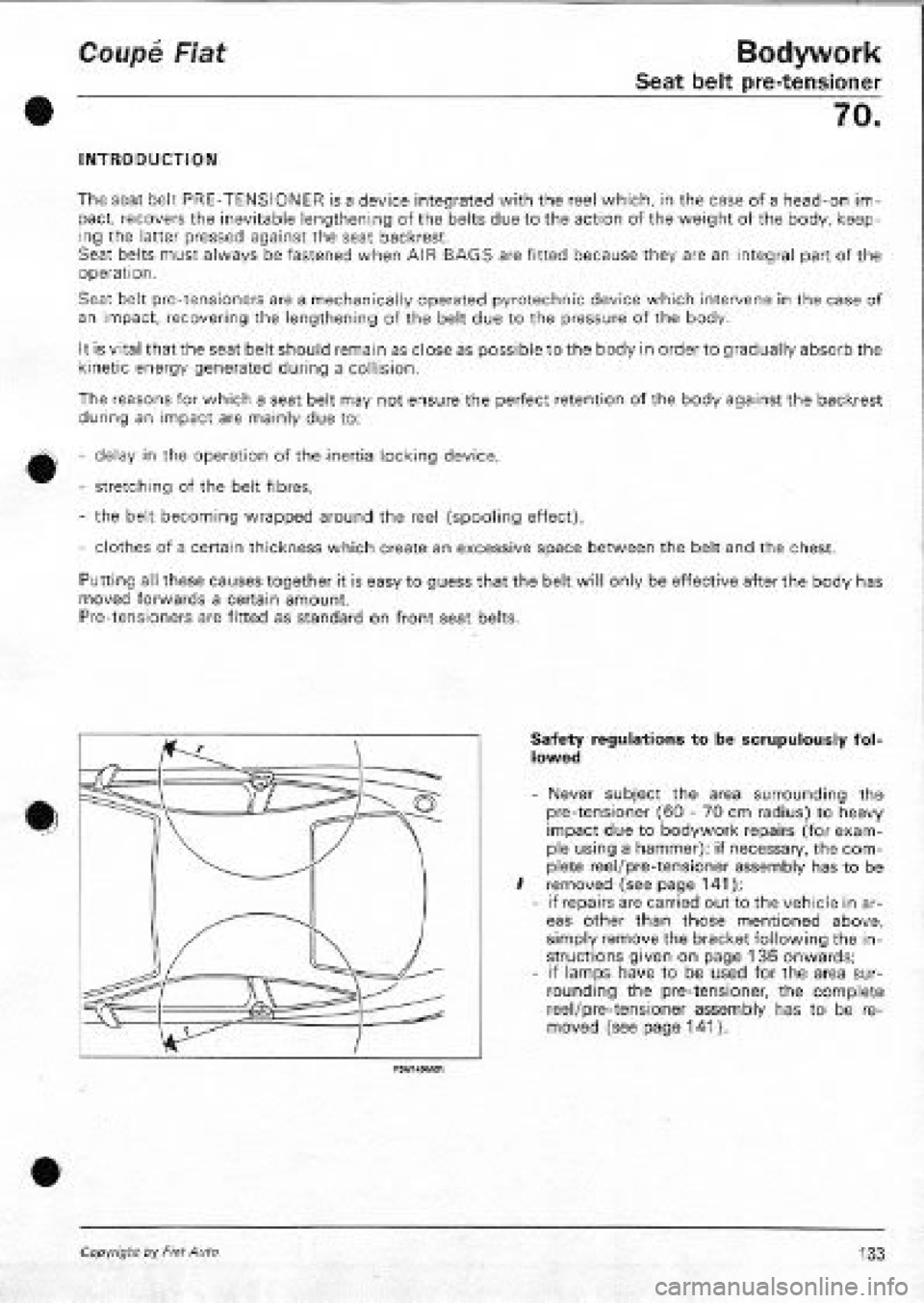 FIAT COUPE 1995  Workshop Manual 
