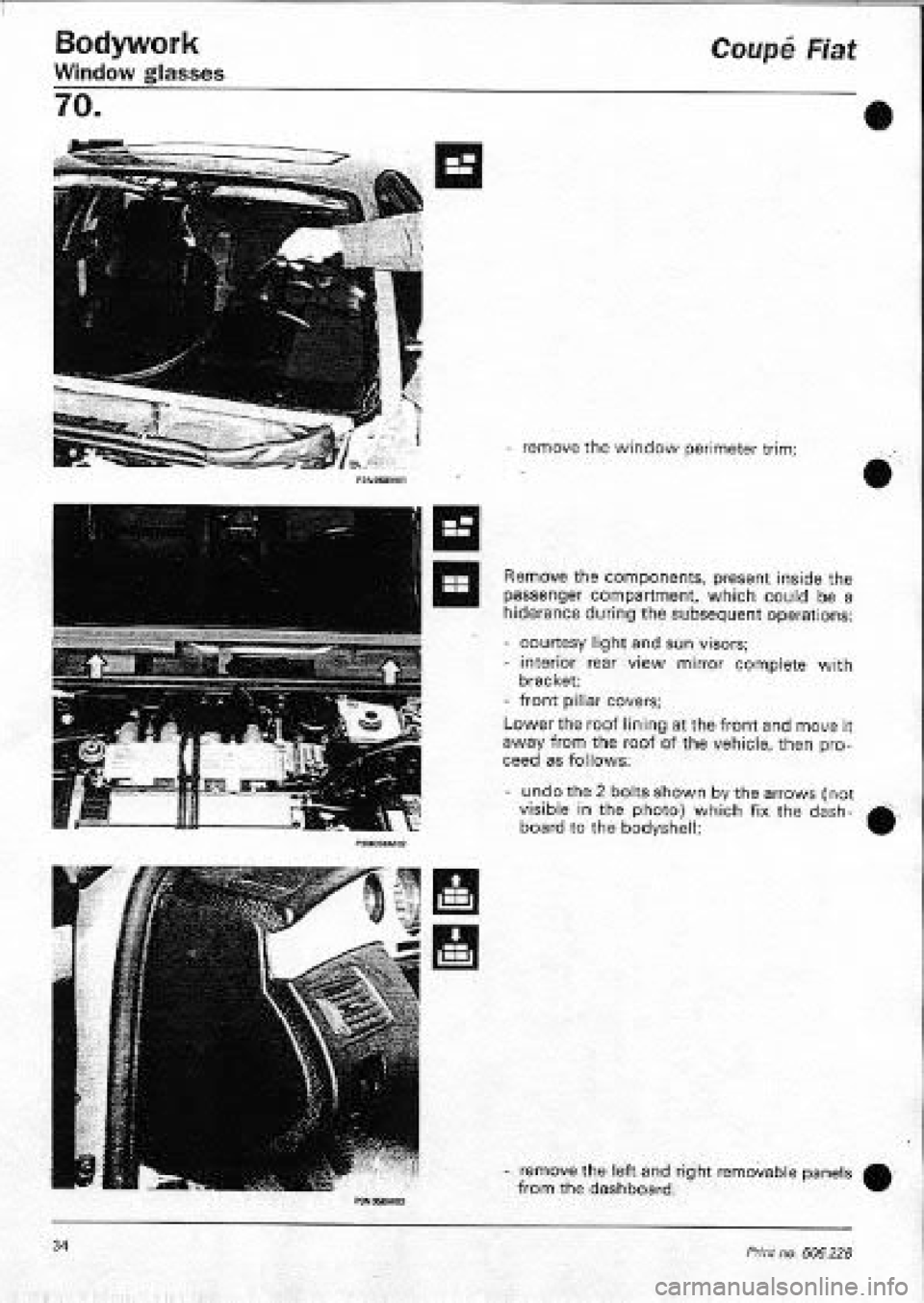 FIAT COUPE 1995  Workshop Manual 