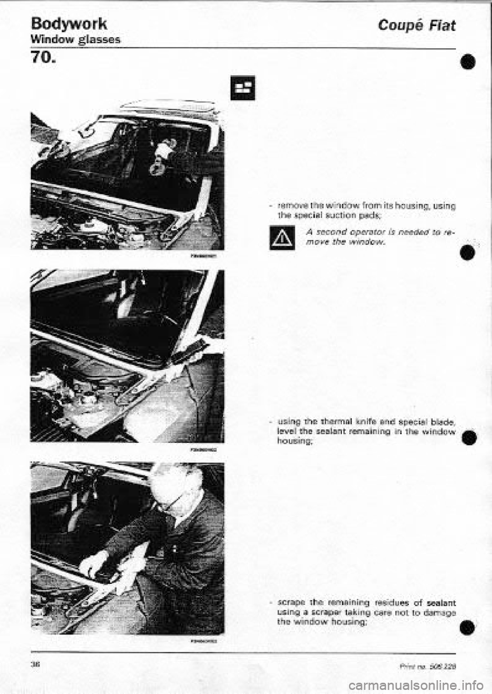 FIAT COUPE 1995  Workshop Manual 