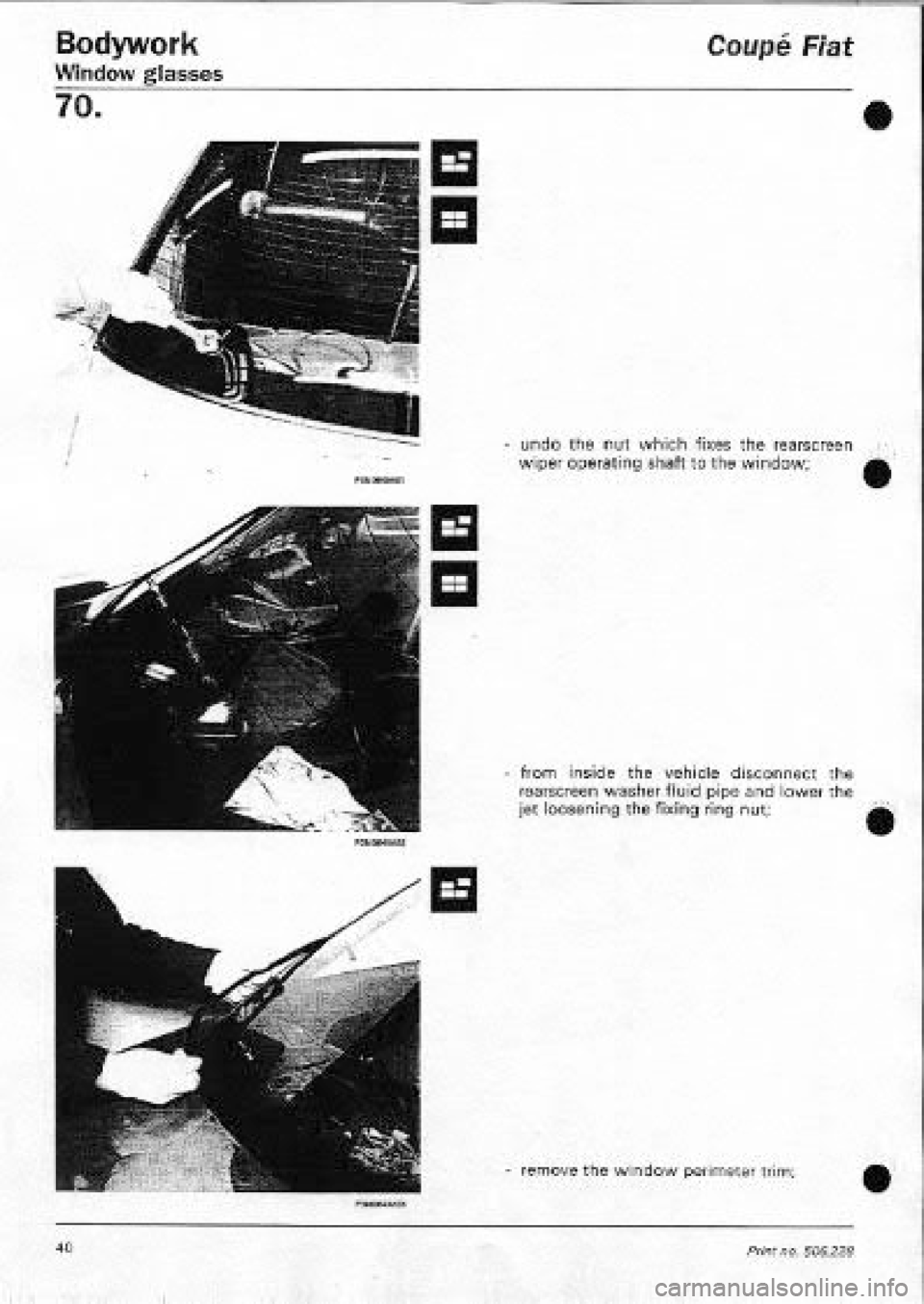 FIAT COUPE 1995 Workshop Manual FIAT COUPE 1995 Workshop Manual