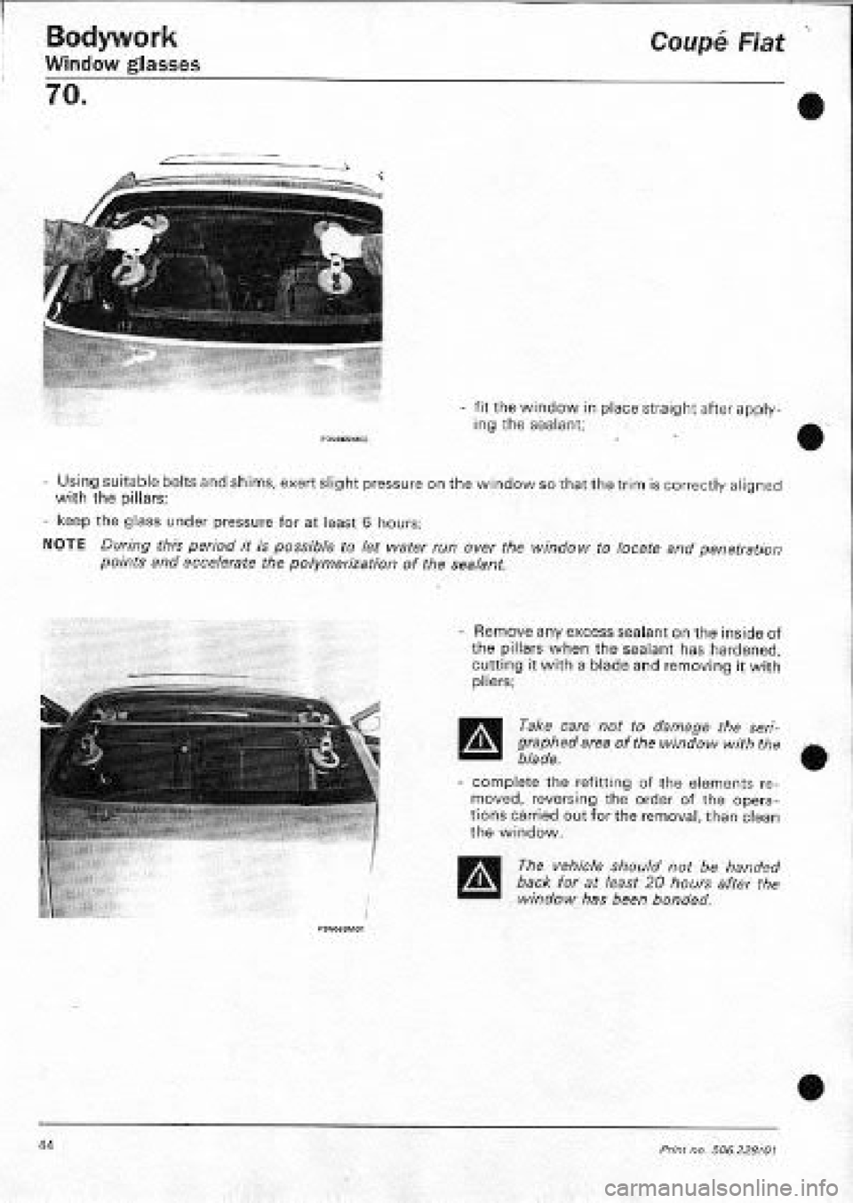 FIAT COUPE 1995 Workshop Manual FIAT COUPE 1995 Workshop Manual
