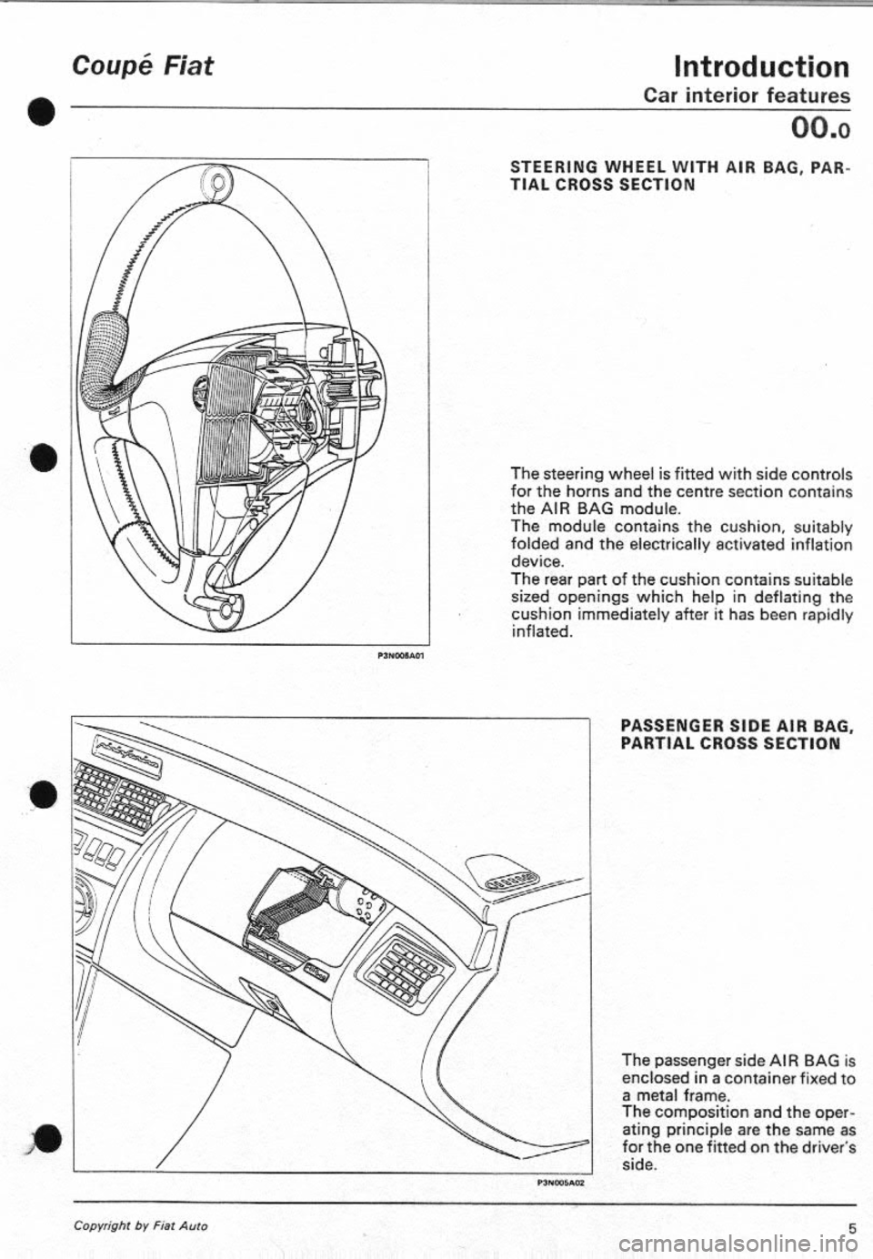 FIAT COUPE 1995  Workshop Manual 