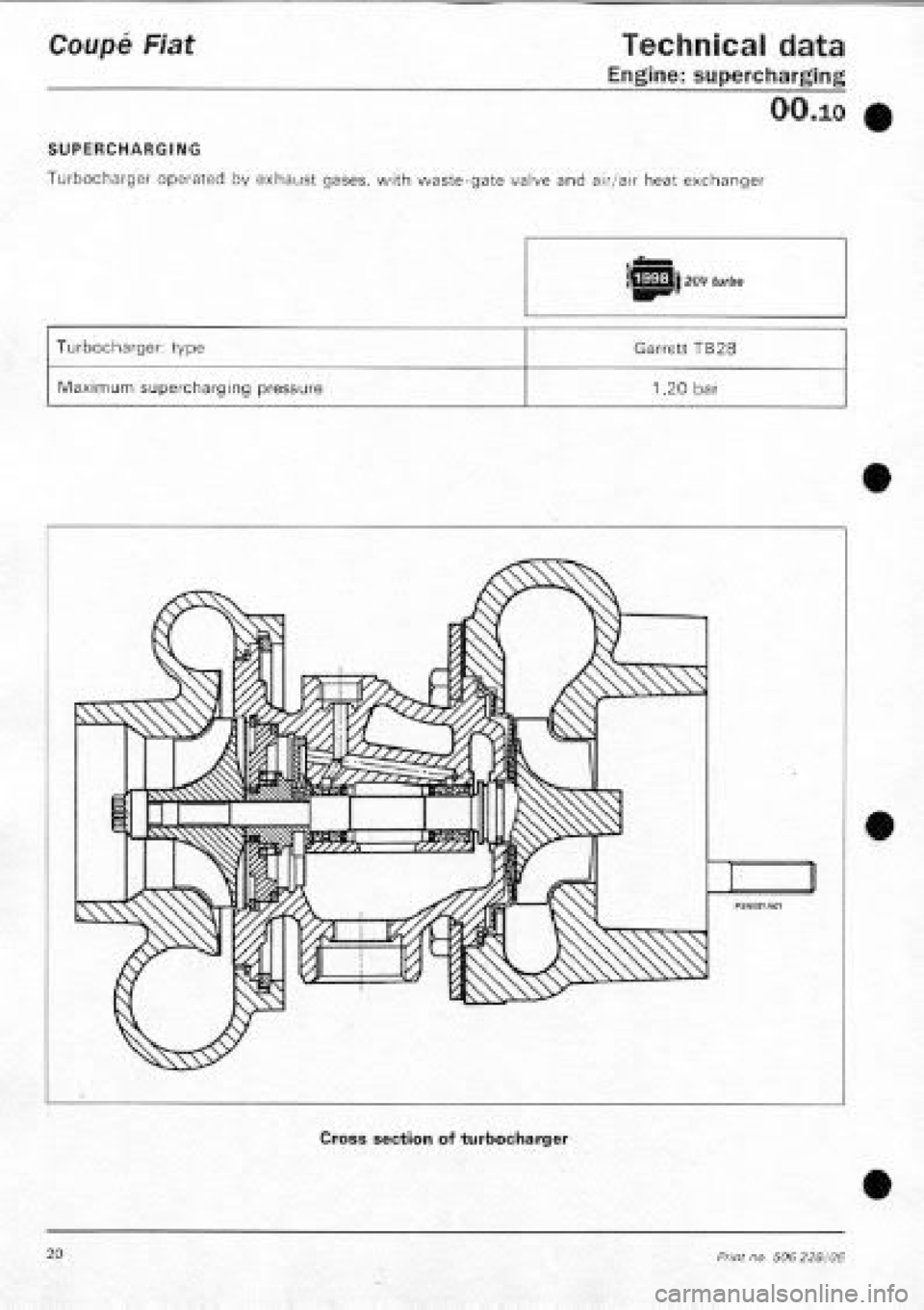 FIAT COUPE 1995 Owners Manual FIAT COUPE 1995 Owners Manual