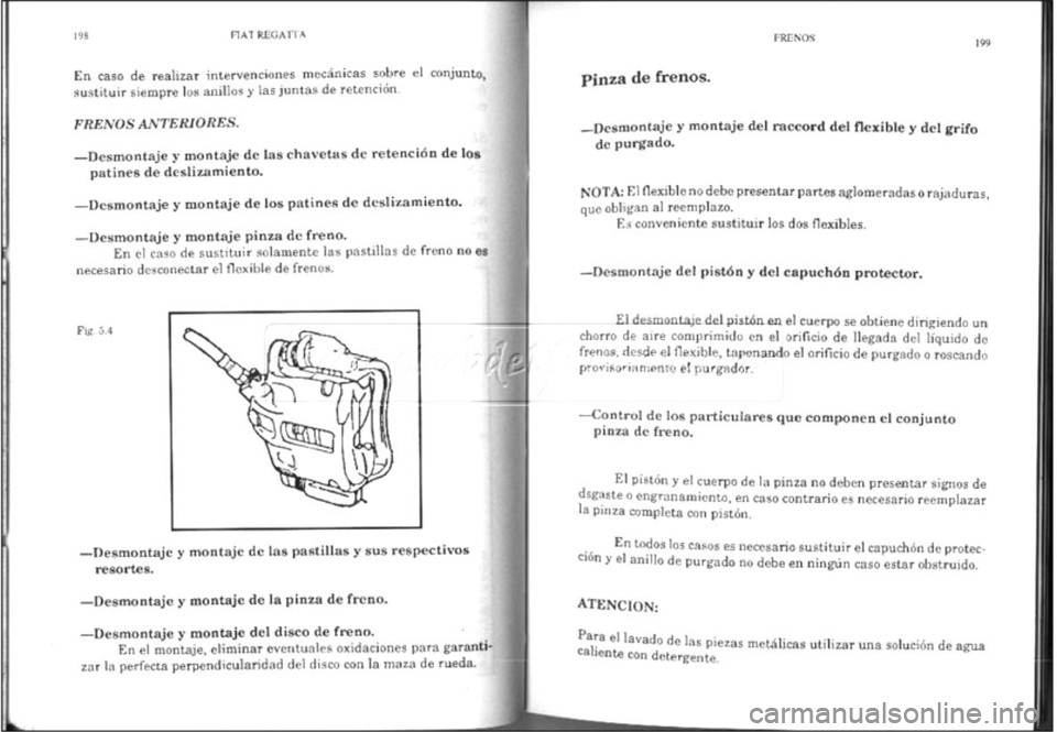 FIAT REGATA 1987  Service Repair Manual 