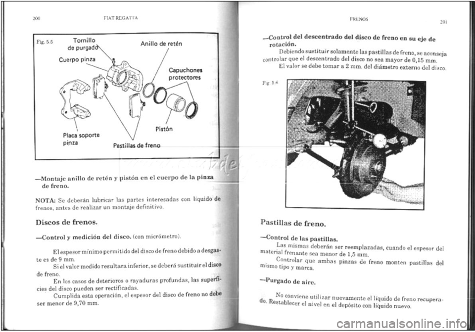 FIAT REGATA 1987  Service Repair Manual 