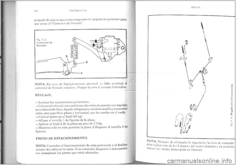 FIAT REGATA 1987  Service Repair Manual 