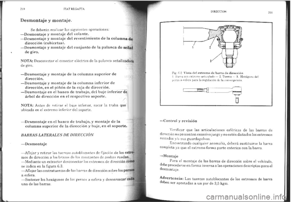FIAT REGATA 1987  Service Repair Manual 