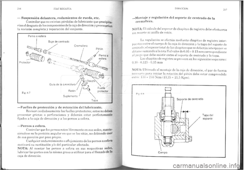 FIAT REGATA 1987  Service Repair Manual 