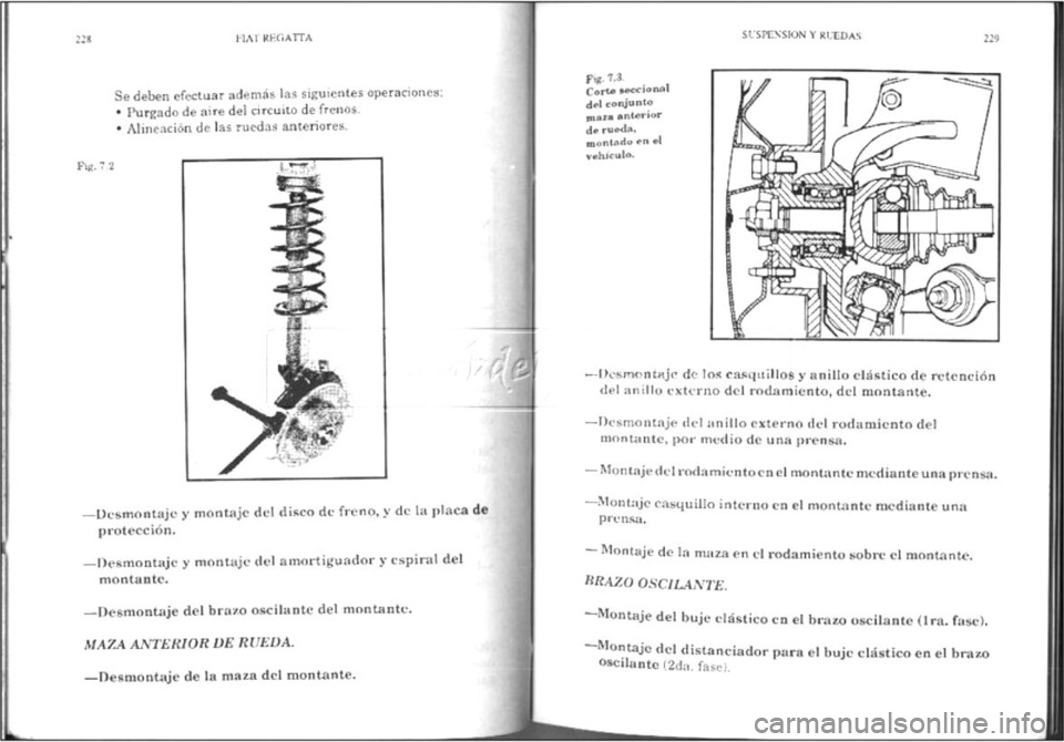 FIAT REGATA 1987  Service Repair Manual 
