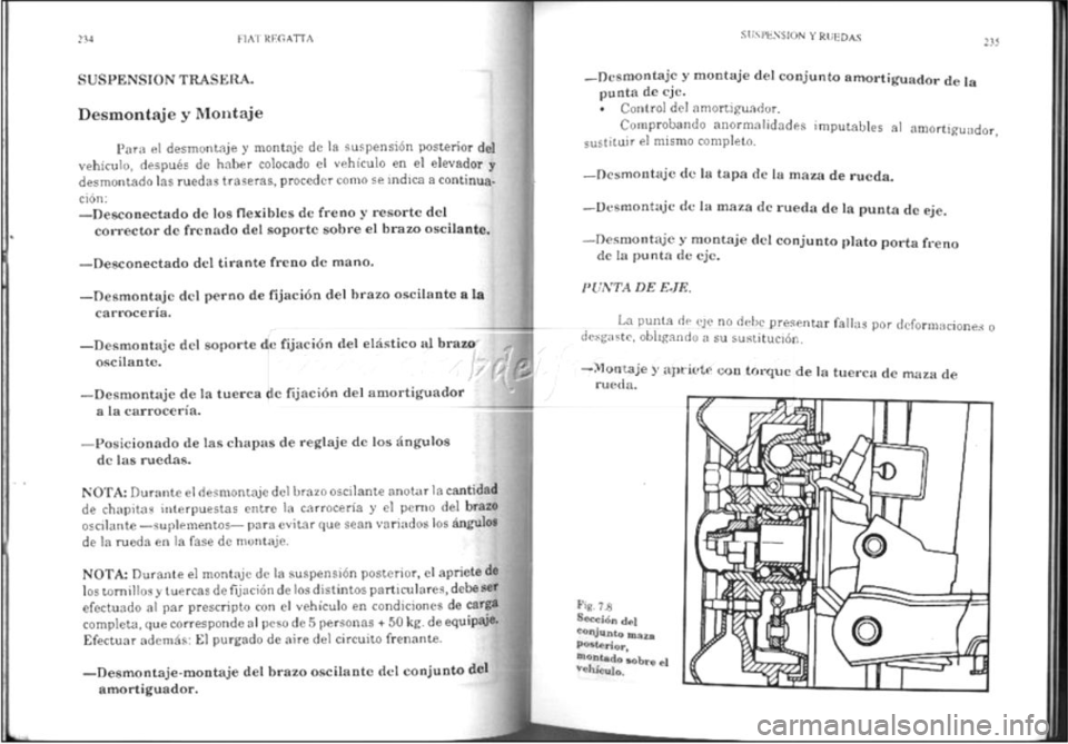 FIAT REGATA 1987 Service Repair Manual FIAT REGATA 1987 Service Repair Manual