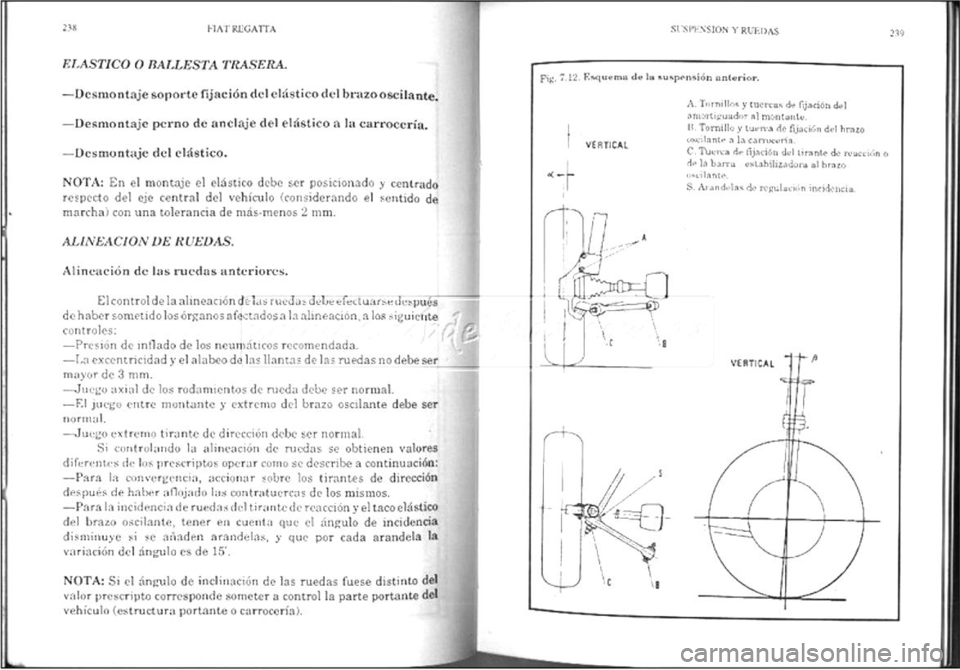 FIAT REGATA 1987 Service Repair Manual FIAT REGATA 1987 Service Repair Manual