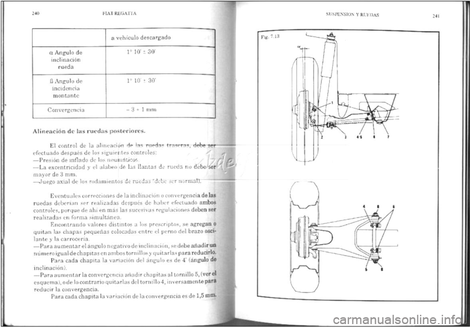 FIAT REGATA 1987 Service Repair Manual FIAT REGATA 1987 Service Repair Manual