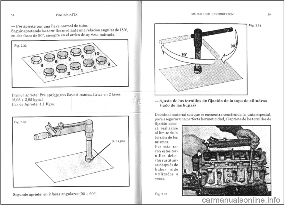 FIAT REGATA 1987 Service Owners Manual FIAT REGATA 1987 Service Owners Manual