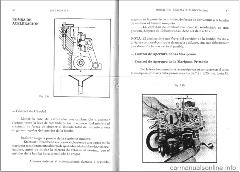 FIAT REGATA 1987 Service Owners Manual FIAT REGATA 1987 Service Owners Manual