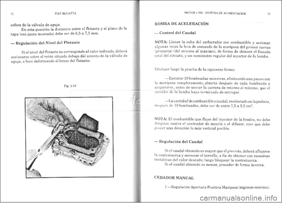 FIAT REGATA 1987 Service Owners Manual FIAT REGATA 1987 Service Owners Manual