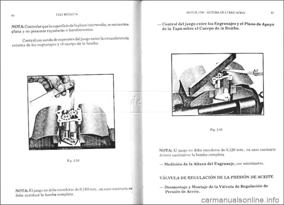 FIAT REGATA 1987 Service Owners Guide FIAT REGATA 1987 Service Owners Guide