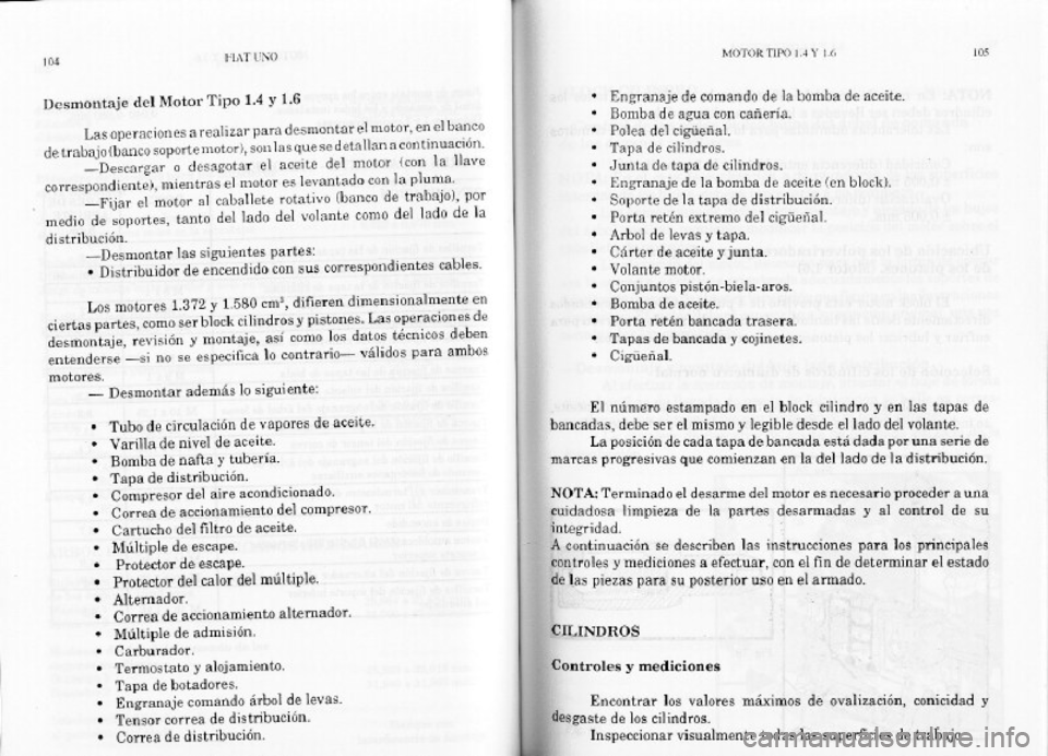 FIAT REGATA 1987  Service Service Manual 