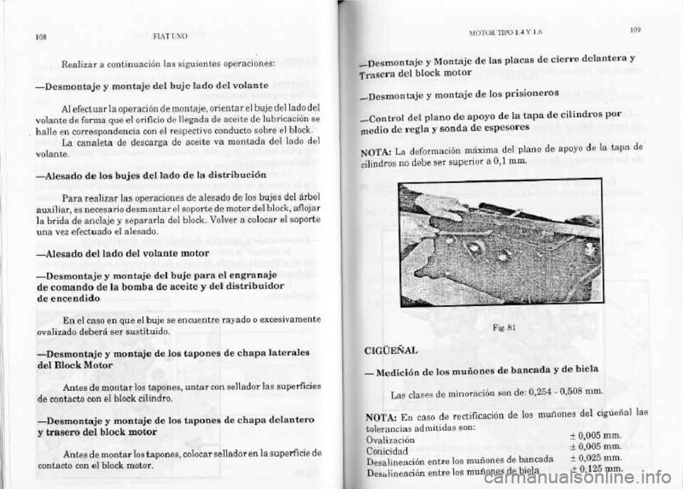 FIAT REGATA 1987  Service Service Manual 