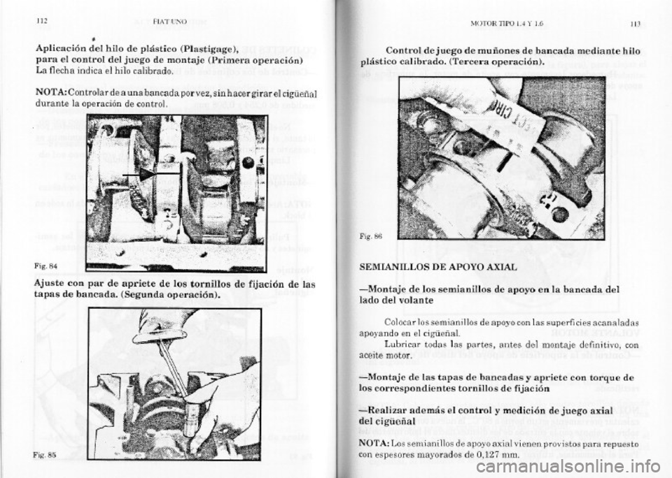 FIAT REGATA 1987  Service Service Manual 