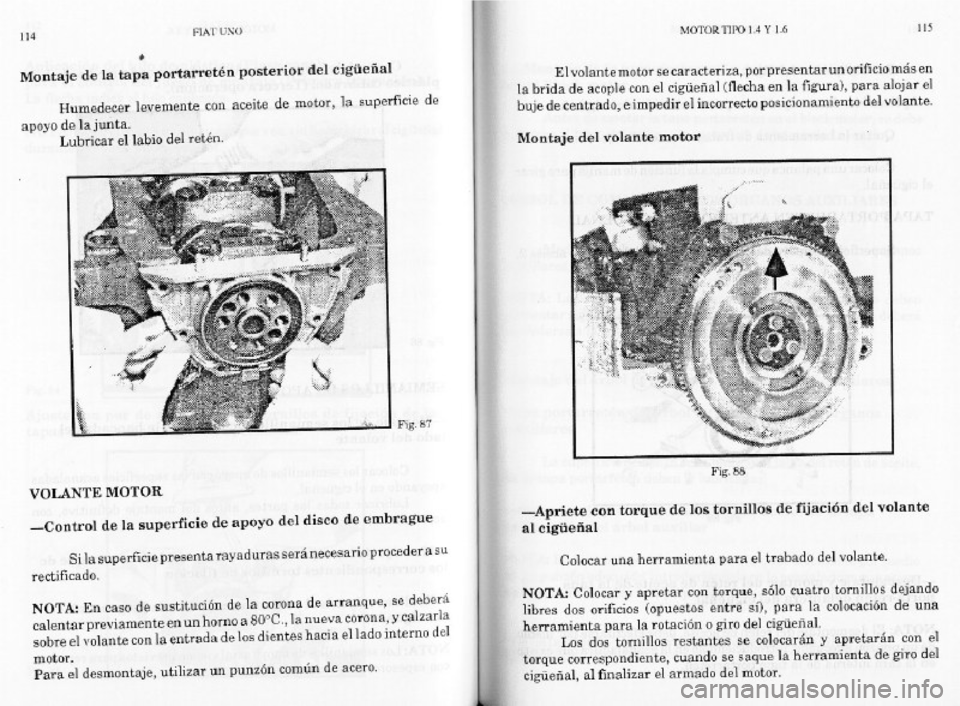 FIAT REGATA 1987  Service Service Manual 